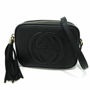 GUCCI Soho Disco Shoulder Bag Black